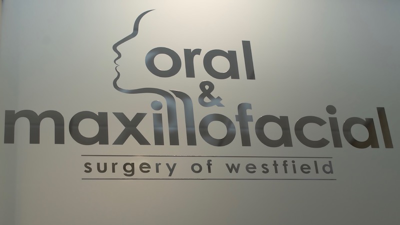 Practice logo on door